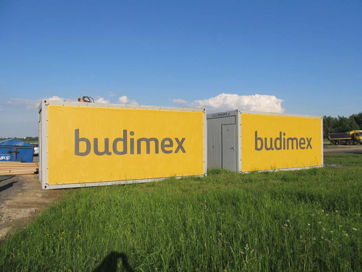 Budimex banery kontener Vison