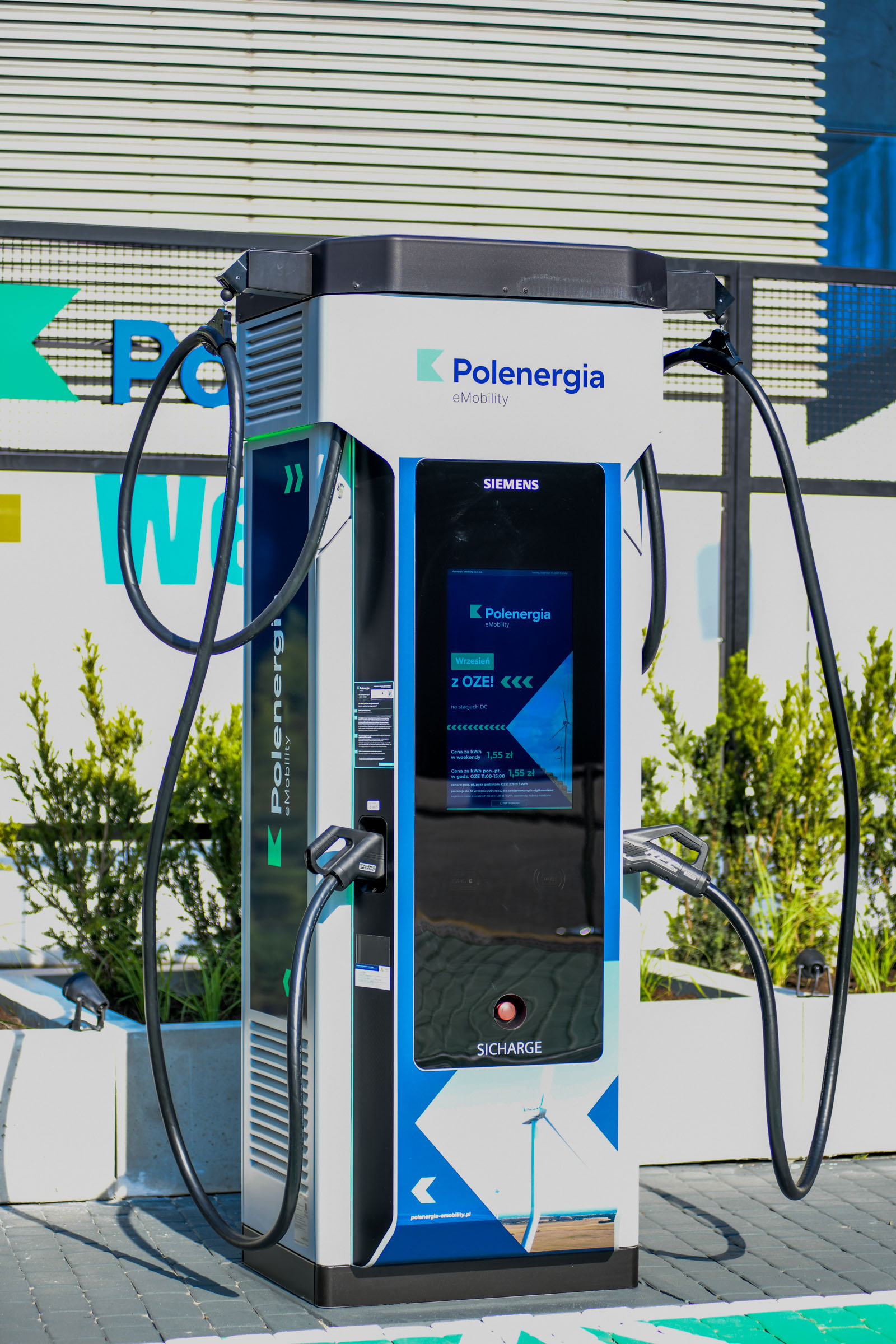 Polenergia eMobility Hub ładowania Blue city