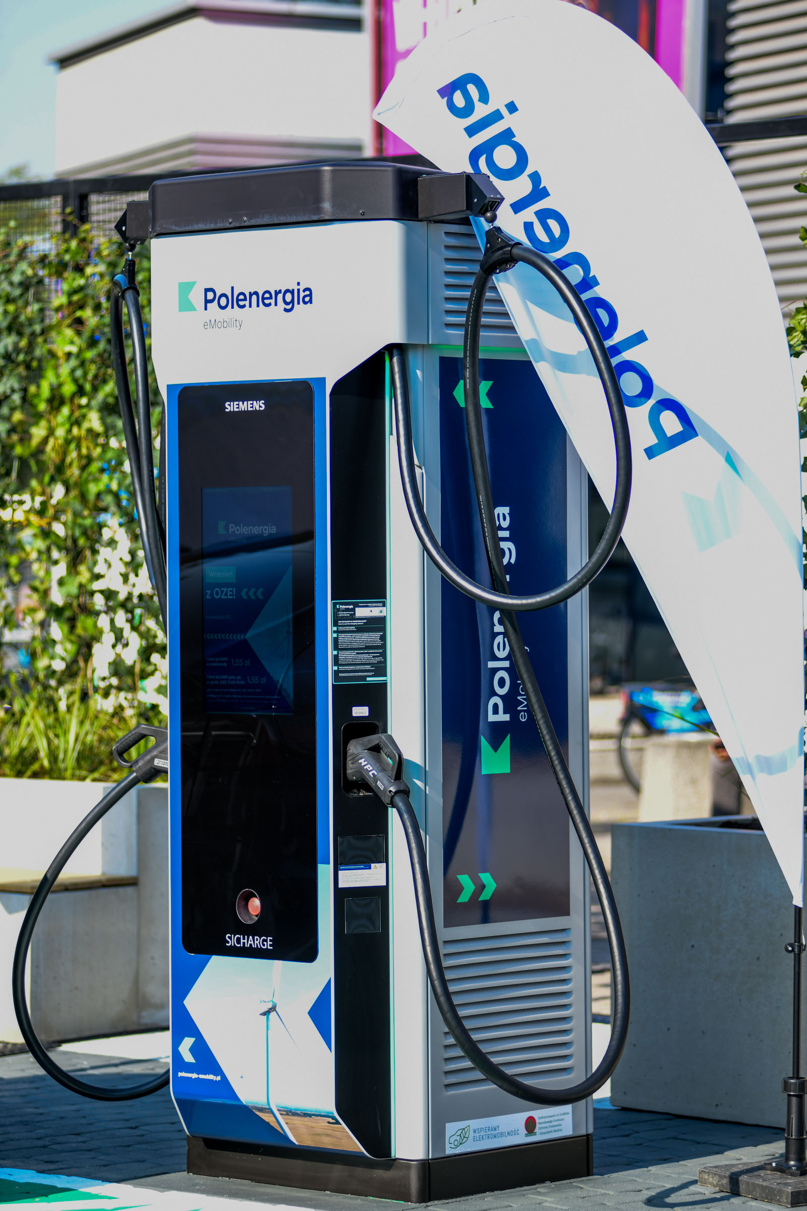 Polenergia eMobility Hub ładowania Blue city